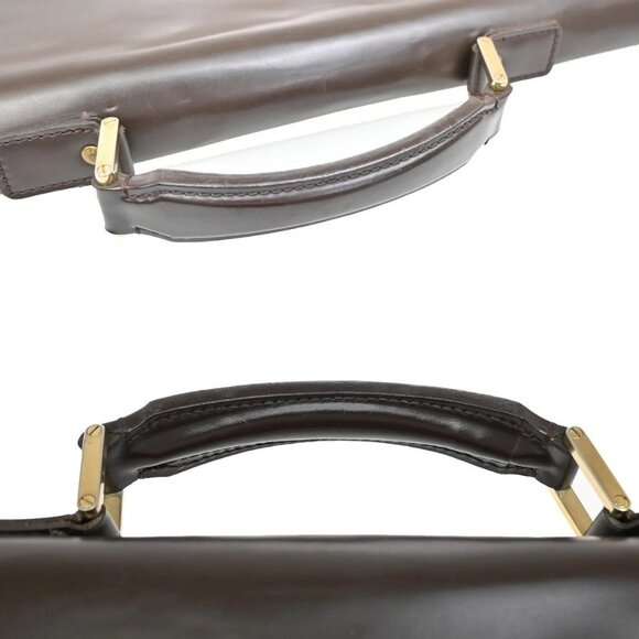 LOUIS VUITTON Altona PM Briefcase Hand Bag Damier Leather Brown - Picture 12 of 16